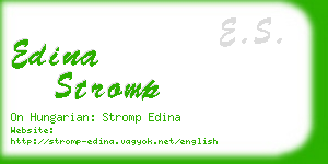 edina stromp business card